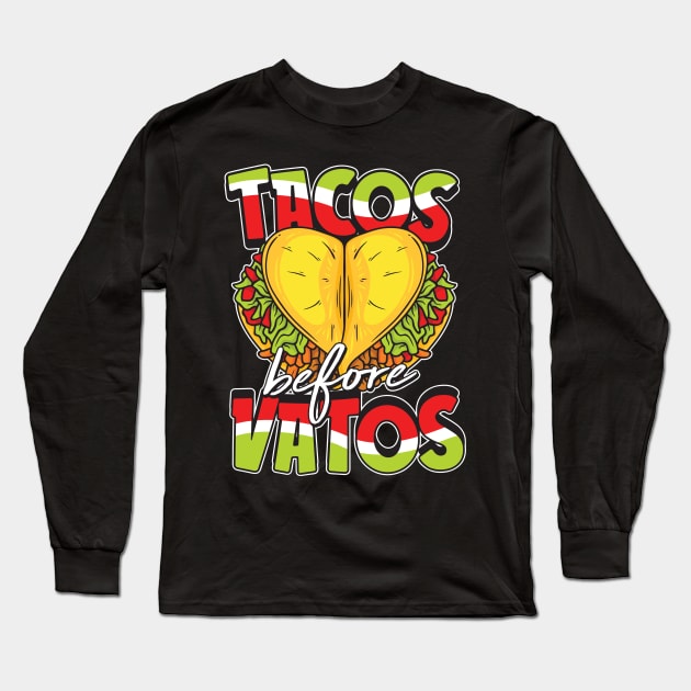 Perfect Gift for all Taco & Burrito Lovers Long Sleeve T-Shirt by TO Store